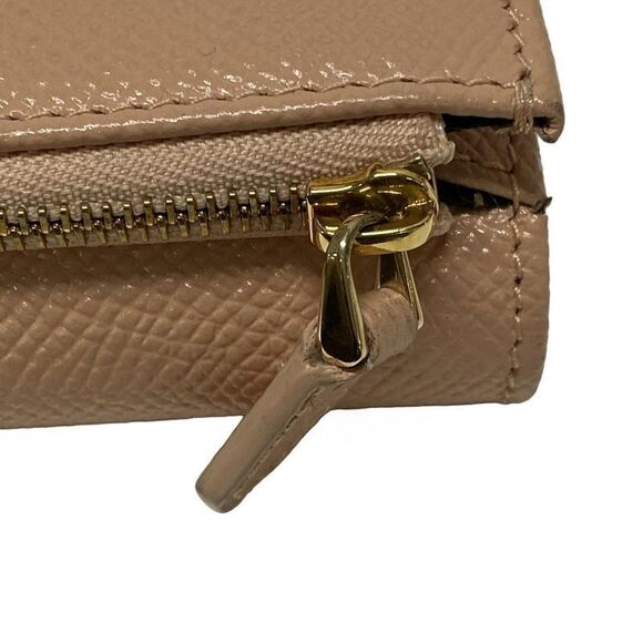 Bvlgari Trifold Wallet Bvlgari Pink Beige Leather - Picture 7 of 7